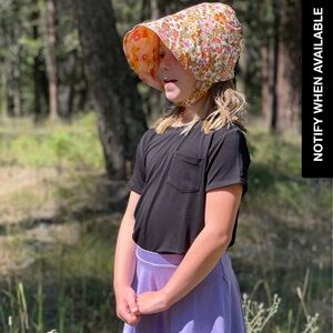 Bubble Baby Bamboo Classic Black Kids Pocket Tee 2T